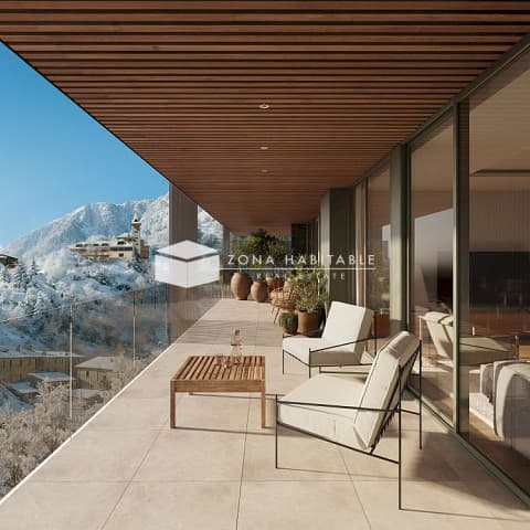 Pis de 2 habitacions amb gran terrassa i orientació sud – L’Étang Salé, Escaldes-Engordany - Thumbnail 2