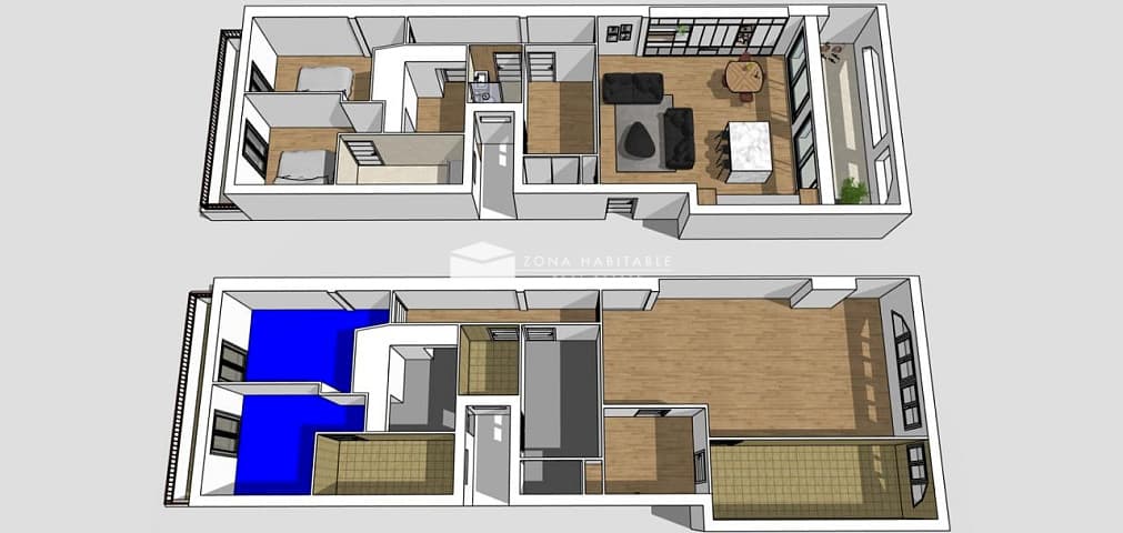 Exclusiu àtic de 120 m² en reforma integral al centre d’Andorra la Vella amb 2 pàrquings i 2 trasters - Image 1